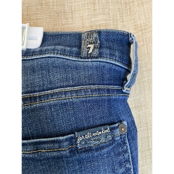 7 FOR ALL MANKIND Roxanne Skinny‎ Jeans Women's Size 32 - Picture 4 of 7